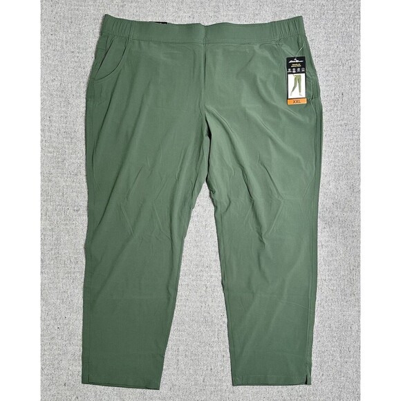 Eddie Bauer Women's Lightweight UPF 50+ Traveler Ankle Pants Green Size XXL NWT - Picture 6 of 13